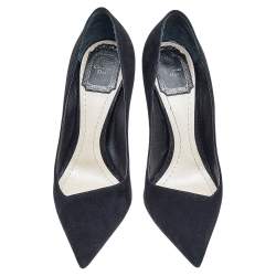 Pre Owned Dior Black Suede Songe Pointed Toe Pumps Size 36.5