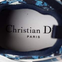 مملوكة مسبقًا Dior Multicolor Tropicalia Print Technical Fabric And Leather D-Connect Sneakers Size 38