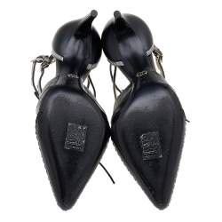 Pre Owned حذاء بوت ديور جلد نقش تمساح ونقش سحلي ثلاثي اللون برباط قصة نوميد مقاس 36.5