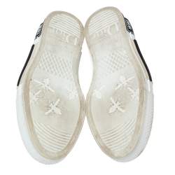 مملوكة مسبقًا حذاء رياضي ديور بي23 بلاستيك مشمع  وشبك بالشعار أبيض/أخضر مقاس 37.5