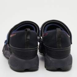 Pre Owned حذاء رياضي ديور فيوجن شبك وقماش متعدد الألوان مزخرف عنق منخفض مقاس 39