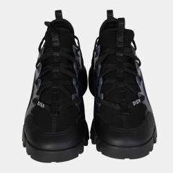 Pre Owned Dior Black Technical Fabric D-Connect Sneaker EU 38
