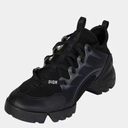 Pre Owned Dior Black Technical Fabric D-Connect Sneaker EU 38