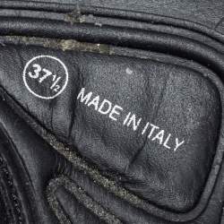 Pre Owned Dior Black/Pink Crystal Embellished Mesh Fusion Slip-On Sneakers Size 37.5