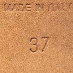 Pre Owned صندل ديور ساتان أسود مرصع كريستال فتحة كعب مقاس 37