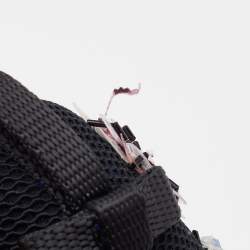 Pre Owned Dior Black Mesh Fusion Embellished Slip On Sneakers Size 39