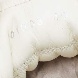 Pre Owned حذاء رياضي ديور جلد وكانفاس أبيض/وردي بعنق منخفض مقاس 40