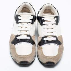 Pre Owned Dior Multicolor Suede And Leather Low Top Sneakers Size 39 