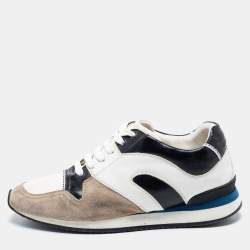 Pre Owned Dior Multicolor Suede And Leather Low Top Sneakers Size 39 