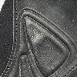 Pre Owned Dior Black Mesh And Stretch Fabric Embellished Fusion Low Top Sneakers Size 40