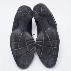 Dior Black Leather Low Top Sneakers Size 36.5