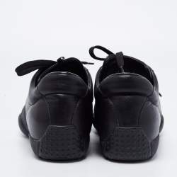 Dior Black Leather Low Top Sneakers Size 36.5