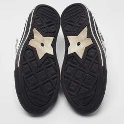 Pre Owned Dior Black/White Checkerboard Canvas Walk'n'Dior Sneakers Size 40