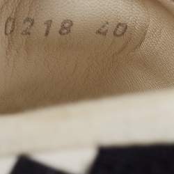 Pre Owned Dior Black/White Checkerboard Canvas Walk'n'Dior Sneakers Size 40