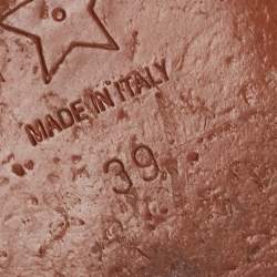 Pre Owned Dior Brown Canvas Dway Flat Slides Size 39