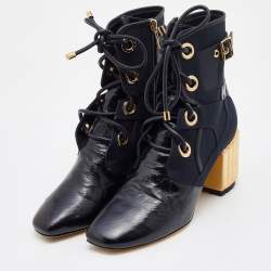 Dior, Glorious Black leather ankle boot