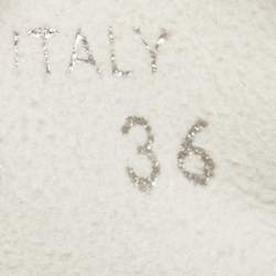 Pre Owned Dior Grey Mesh and PVC B23 High Top Sneakers Size 36