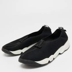 Pre Owned Dior Black Mesh Fusion Sneakers Size 40