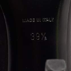Dior Black Leather Pointed Toe Pumps Size 39.5