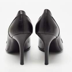 Dior Black Leather Pointed Toe Pumps Size 39.5