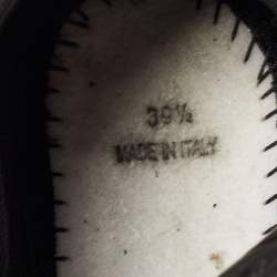 Pre Owned Dior Black Crystal Embellished Mesh Fusion Sneakers Size 39.5