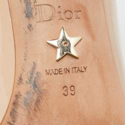 Dior Beige Patent Leather Pointed Toe Pumps Size 39 