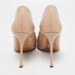 Dior Beige Patent Leather Pointed Toe Pumps Size 39 