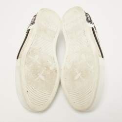 Dior Grey PVC and Canvas B23 Low Top Sneakers Size 36.5