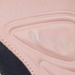 Pre Owned Dior White/Navy Blue Crystal Embellished Mesh Fusion Sneakers Size 38