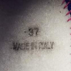 Pre Owned Dior Pink Crystal Embellished Mesh Fusion Sneakers Size 37