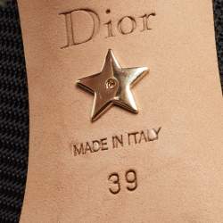 Pre Owned Dior Black Fabric J'adior Pointed Toe Pumps Size 39