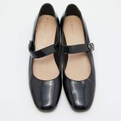 Pre Owned Dior Black Patent Leather Pumps Size 40