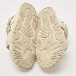 Dior Cream Leather DiorAct Slingback Sandals Size 38.5