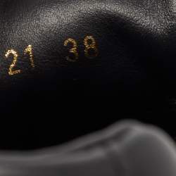 Pre Owned Dior Black Leather and Suede Low Top Sneakers Size 38