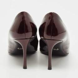 Dior Metallic Patent Leather Pointed Toe Pumps Size 39