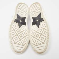 Pre Owned Dior Burgundy Velvet Walk'n'Dior Lace Up Sneakers Size 40