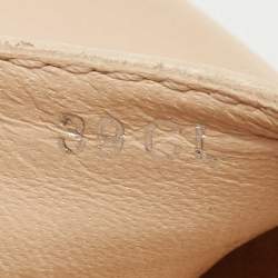 Dior Beige Leather and Canvas Slide Sandals Size 39