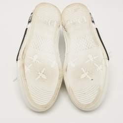 Pre Owned Dior Green/White PVC and Mesh B23 Sneakers Size 38