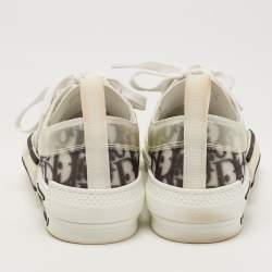 Pre Owned Dior Green/White PVC and Mesh B23 Sneakers Size 38