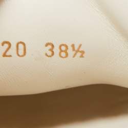 Dior Grey/Off White Oblique Canvas Walk'n'Dior Sneakers Size 38.5