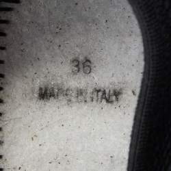 Pre Owned Dior Black Mesh Crystal Embellishment Fusion Sneakers Size 36