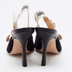 Pre Owned Dior Black Velvet J'adior Slingback Pumps Size 39