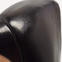 Pre Owned Dior Black Leather Diorella Pumps Size 36