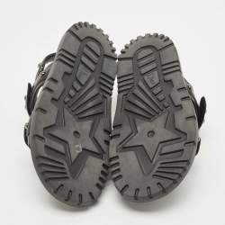 Dior Black Leather  DiorAct Sandals Size 38