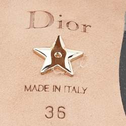 Dior Black Patent Leather J'adior Slingback Pumps Size 36