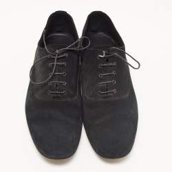 Dior Black Suede Lace Up Oxfords Size 41