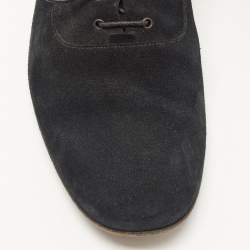 Dior Black Suede Lace Up Oxfords Size 41