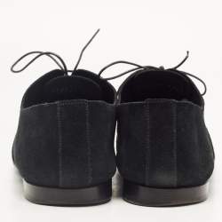 Dior Black Suede Lace Up Oxfords Size 41