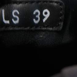 Pre Owned Dior Black Leather and Neoprene D-Connect Sneakers Size 39