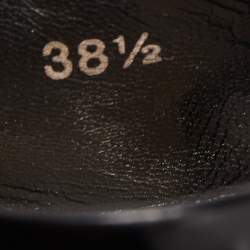 Dior Black Cannage Patent Bow Slide Sandals Size 38.5